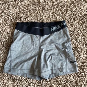 gray nikepro spandex